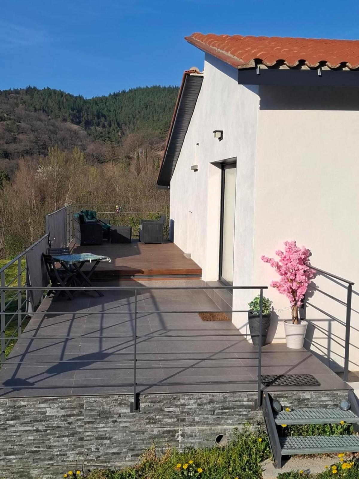 Ferienwohnung Le Refuge Des Cascades Vernet-les-Bains Exterior foto
